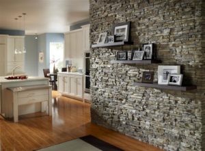 ledgestone wall