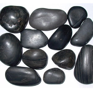 Polished Black Pebbles